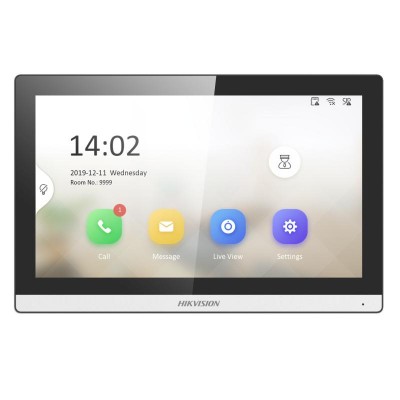 MONITOR INTERNO P/VIDEOPORTEIRO IP HIKVISION 7' TOUCH SCREEN