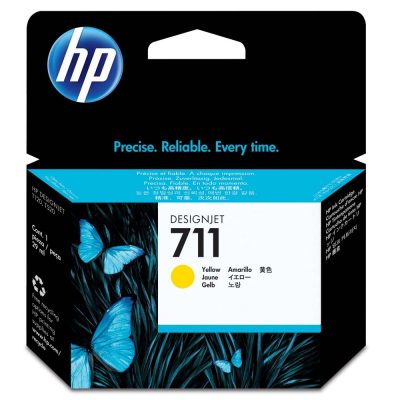 HP TINTEIRO 711 T120/T520 AMARELO (CZ132A)