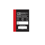 BLOCO DE ANOTAÇÕES A6 – MEMO BOOK 128 PAGES