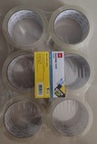 Fita cola de baixo ruído 48mm * 50m * 48um (simples transparente) 6 rolos/pacote