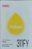 Tinteiro amarela Deli 311FY (amarelo)