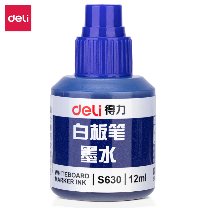 Tinta para Marcador de quadro branco Deli S630 (azul) 1pc