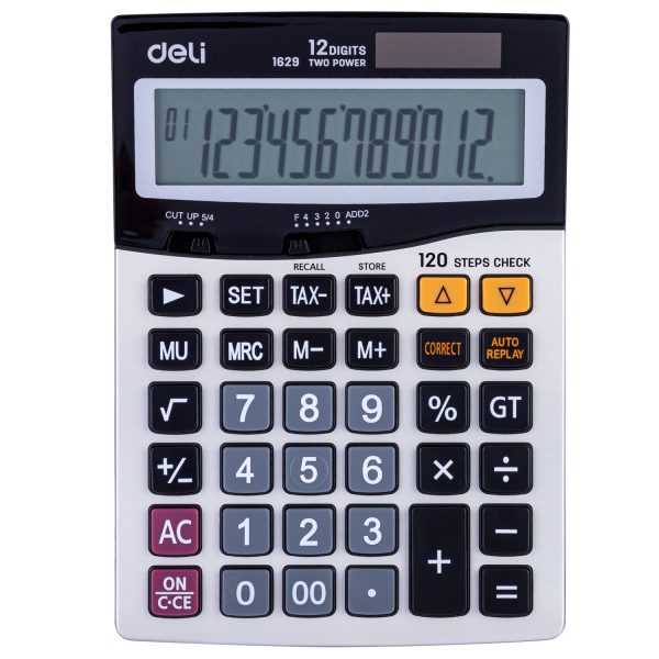 Calculadora de mesa Deli E1629 (Champagne Gold)