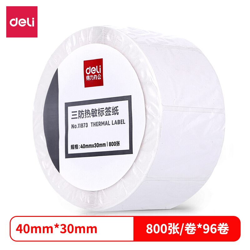Deli 11873 Rhine de longa duração papel de etique a térmica de três provas 40*30mm
800pcs (branco) (1 rolo/tubo) Deli 11873 Rhine de longa duração papel de etique a térmica de três provas 40*30mm
800pcs (branco) (1 rolo/tubo)