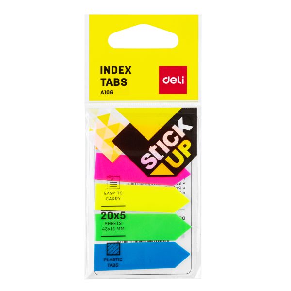 Etiqueta de instruções Deli EA10602-43 * 12 mm (mista) 24pic/caixa