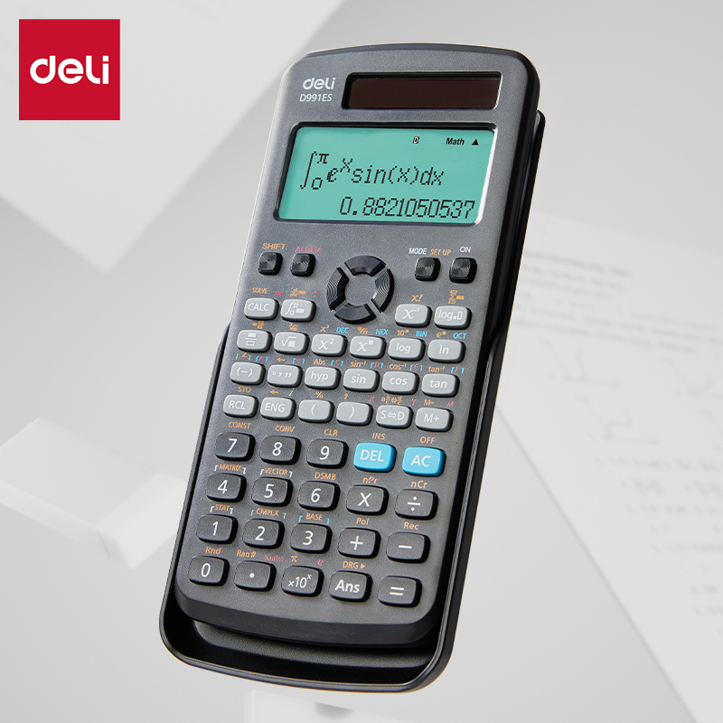 Calculadora cientifica de função Deli ED991ES (preta) Calculadora cientifica de função Deli ED991ES (preta)