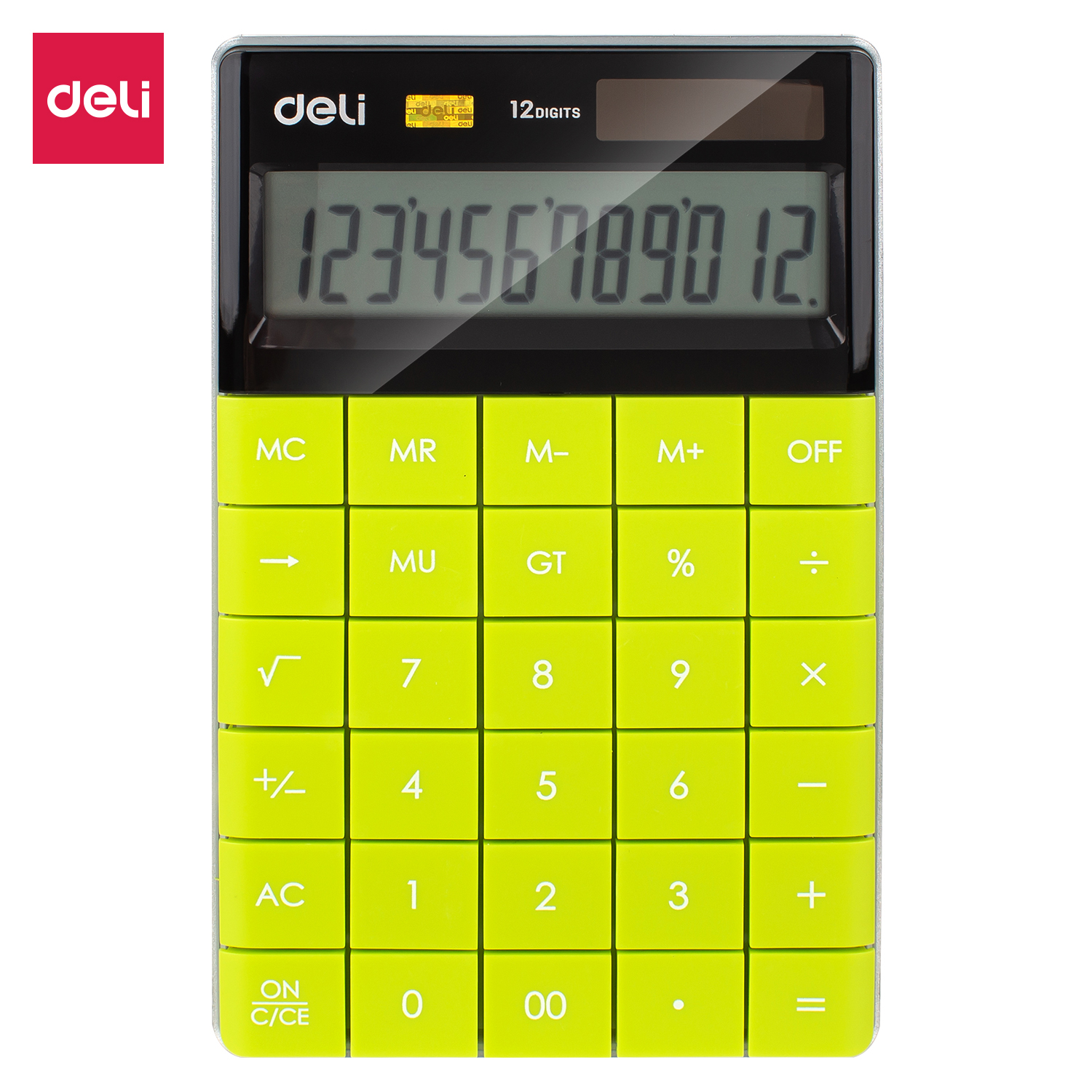 Calculadora de mesa Deli E1589 (verde)