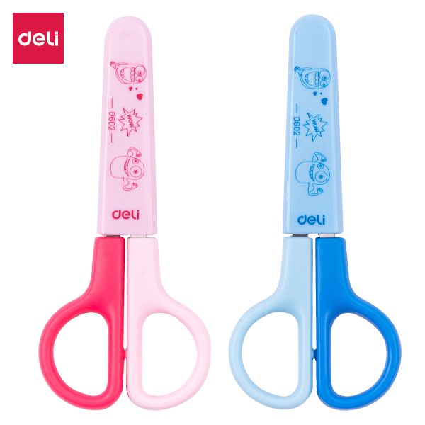 Tesoura de estudante Deli ED60200 (cor mista)