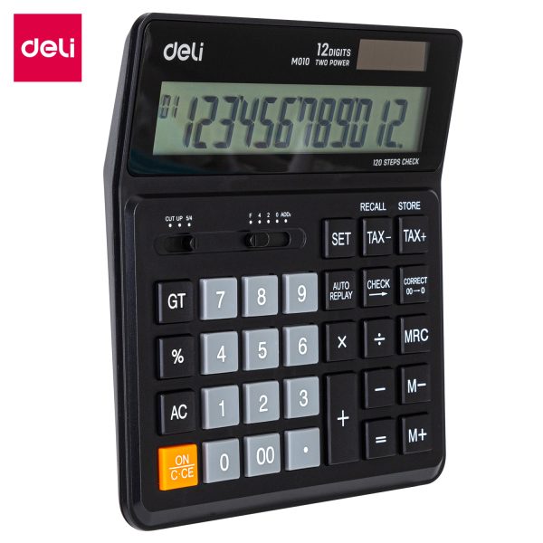 Calculadora Deli EM01020 (preta)