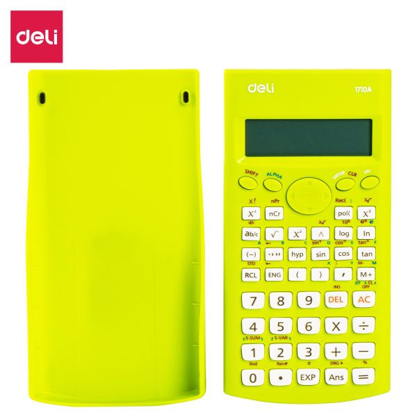 Calculadora de função Deli E1710A (verde)