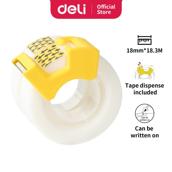 Fita de papelaria invisível Deli EA30611