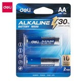 Pilha Deli E18500 Alcalina No. 5 LR6 AA (azul) cartão de 2 peças