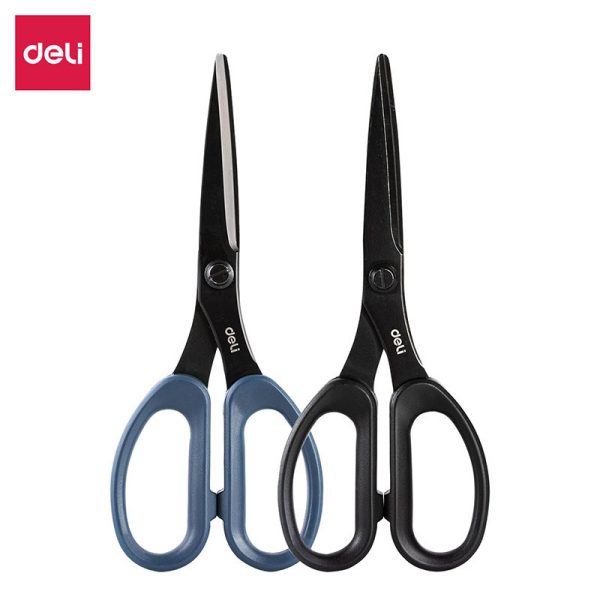 Tesoura preta Deli EZ500 (mista)