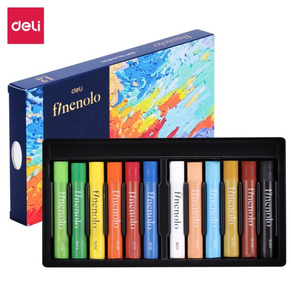 Giz/pastéis de óleo coloridosbox finenolo em caixa Deli